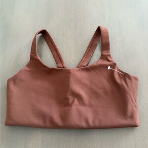 Girlfriend Collective Sports Bra Women's Size xs Brown Crossback